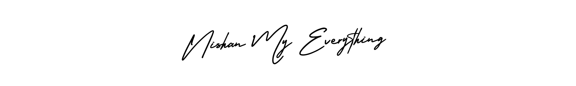 Make a short Nishan My Everything signature style. Manage your documents anywhere anytime using AmerikaSignatureDemo-Regular. Create and add eSignatures, submit forms, share and send files easily. Nishan My Everything signature style 3 images and pictures png