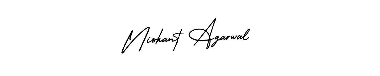 Also we have Nishant Agarwal name is the best signature style. Create professional handwritten signature collection using AmerikaSignatureDemo-Regular autograph style. Nishant Agarwal signature style 3 images and pictures png