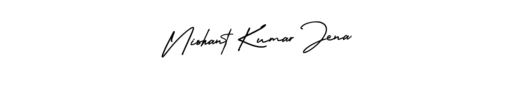 Also we have Nishant Kumar Jena name is the best signature style. Create professional handwritten signature collection using AmerikaSignatureDemo-Regular autograph style. Nishant Kumar Jena signature style 3 images and pictures png