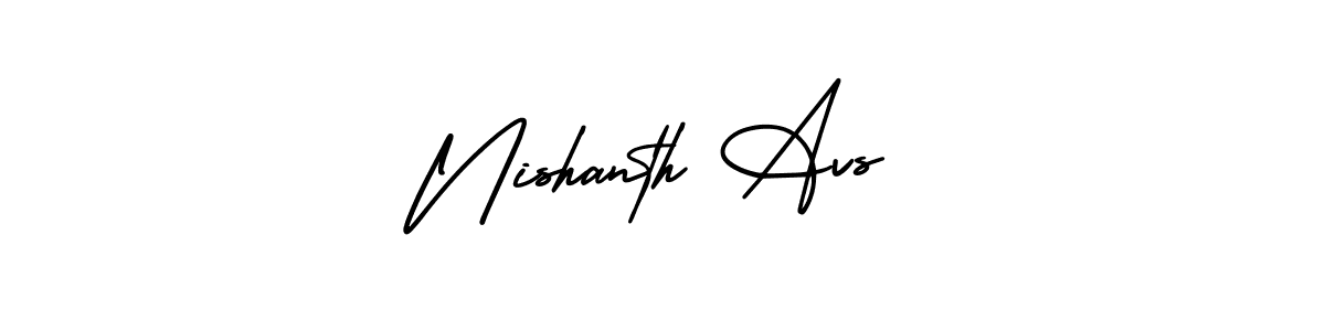 You can use this online signature creator to create a handwritten signature for the name Nishanth Avs. This is the best online autograph maker. Nishanth Avs signature style 3 images and pictures png