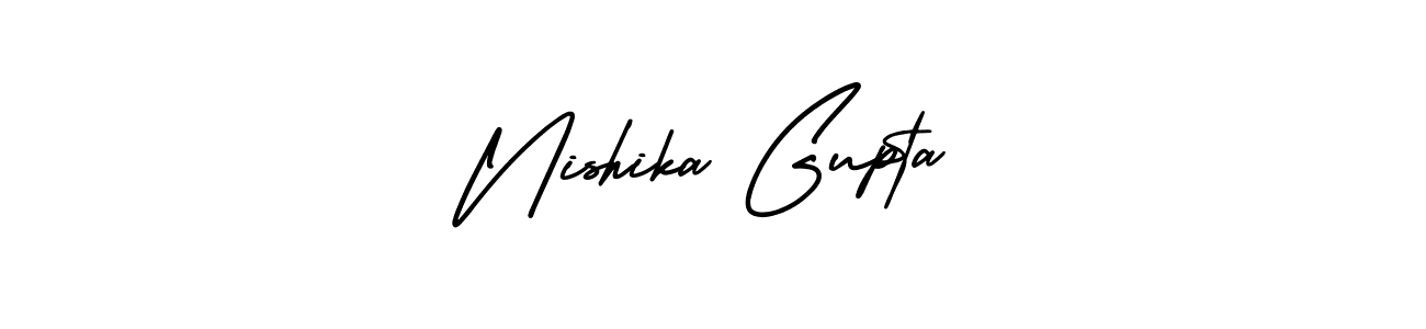 Best and Professional Signature Style for Nishika Gupta. AmerikaSignatureDemo-Regular Best Signature Style Collection. Nishika Gupta signature style 3 images and pictures png
