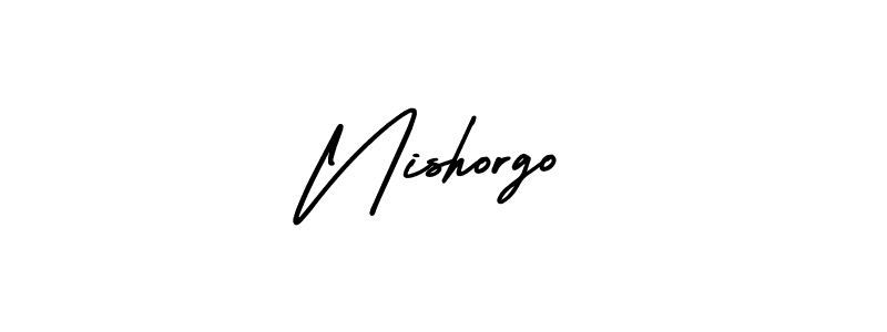 Also we have Nishorgo name is the best signature style. Create professional handwritten signature collection using AmerikaSignatureDemo-Regular autograph style. Nishorgo signature style 3 images and pictures png