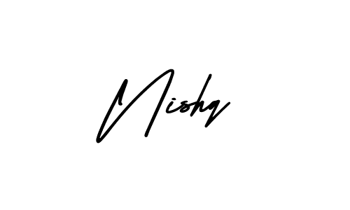 Design your own signature with our free online signature maker. With this signature software, you can create a handwritten (AmerikaSignatureDemo-Regular) signature for name Nishq. Nishq signature style 3 images and pictures png