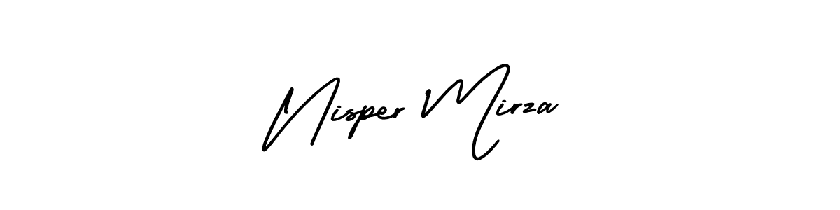 Here are the top 10 professional signature styles for the name Nisper Mirza. These are the best autograph styles you can use for your name. Nisper Mirza signature style 3 images and pictures png