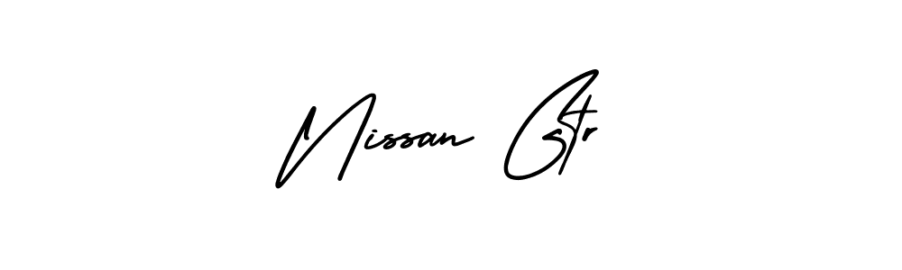 Nissan Gtr stylish signature style. Best Handwritten Sign (AmerikaSignatureDemo-Regular) for my name. Handwritten Signature Collection Ideas for my name Nissan Gtr. Nissan Gtr signature style 3 images and pictures png
