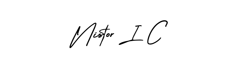 See photos of Nistor I C official signature by Spectra . Check more albums & portfolios. Read reviews & check more about AmerikaSignatureDemo-Regular font. Nistor I C signature style 3 images and pictures png