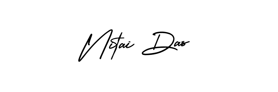 Check out images of Autograph of Nitai Das name. Actor Nitai Das Signature Style. AmerikaSignatureDemo-Regular is a professional sign style online. Nitai Das signature style 3 images and pictures png