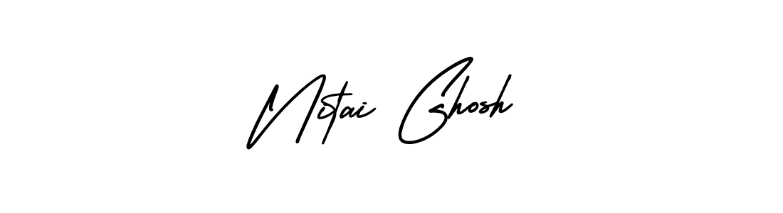 Best and Professional Signature Style for Nitai Ghosh. AmerikaSignatureDemo-Regular Best Signature Style Collection. Nitai Ghosh signature style 3 images and pictures png