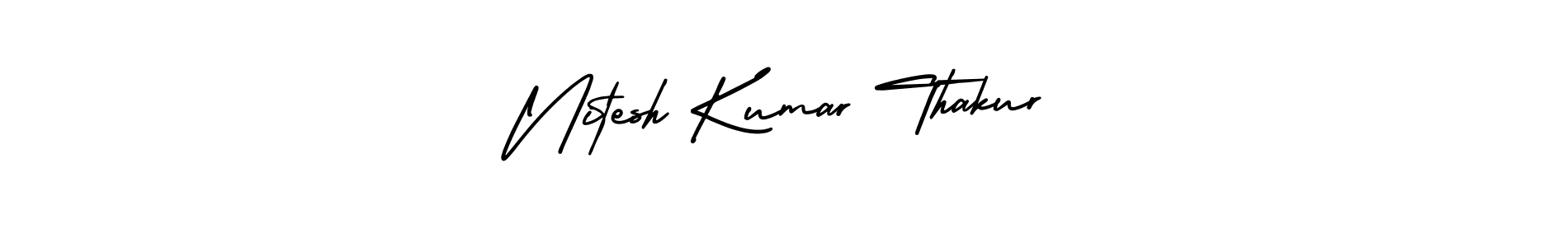 Also we have Nitesh Kumar Thakur name is the best signature style. Create professional handwritten signature collection using AmerikaSignatureDemo-Regular autograph style. Nitesh Kumar Thakur signature style 3 images and pictures png