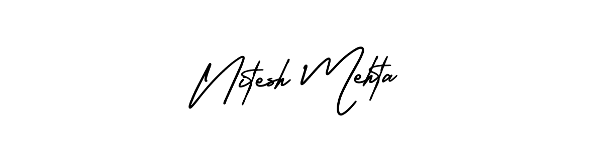 Make a beautiful signature design for name Nitesh Mehta. Use this online signature maker to create a handwritten signature for free. Nitesh Mehta signature style 3 images and pictures png