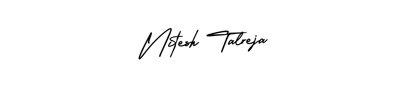 Also we have Nitesh Talreja name is the best signature style. Create professional handwritten signature collection using AmerikaSignatureDemo-Regular autograph style. Nitesh Talreja signature style 3 images and pictures png