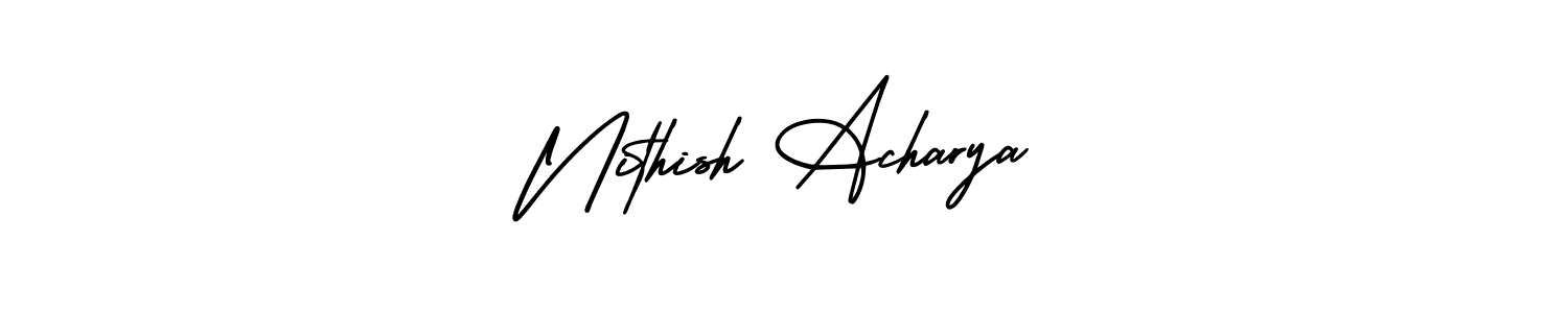 Once you've used our free online signature maker to create your best signature AmerikaSignatureDemo-Regular style, it's time to enjoy all of the benefits that Nithish Acharya name signing documents. Nithish Acharya signature style 3 images and pictures png