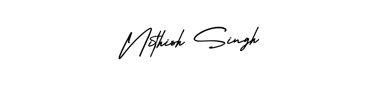 Also You can easily find your signature by using the search form. We will create Nithish Singh name handwritten signature images for you free of cost using AmerikaSignatureDemo-Regular sign style. Nithish Singh signature style 3 images and pictures png