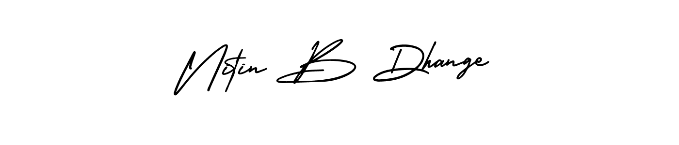 Check out images of Autograph of Nitin B Dhange name. Actor Nitin B Dhange Signature Style. AmerikaSignatureDemo-Regular is a professional sign style online. Nitin B Dhange signature style 3 images and pictures png