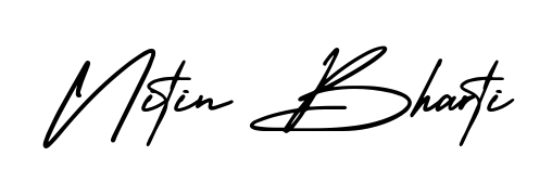 Generate high-definition signature styles for Nitin Bharti. The AmerikaSignatureDemo-Regular typeface ensures crisp legibility and sophisticated design. Nitin Bharti signature style 3 images and pictures png