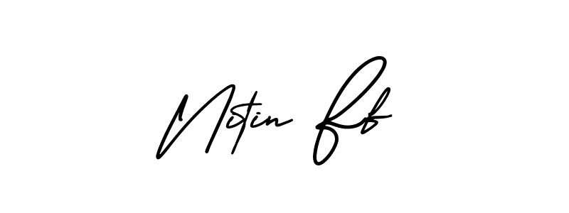 AmerikaSignatureDemo-Regular is a professional signature style that is perfect for those who want to add a touch of class to their signature. It is also a great choice for those who want to make their signature more unique. Get Nitin Ff name to fancy signature for free. Nitin Ff signature style 3 images and pictures png