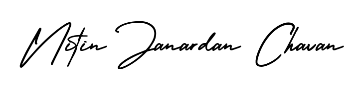 Similarly AmerikaSignatureDemo-Regular is the best handwritten signature design. Signature creator online. You can use it as an online autograph creator for name Nitin Janardan Chavan. Nitin Janardan Chavan signature style 3 images and pictures png