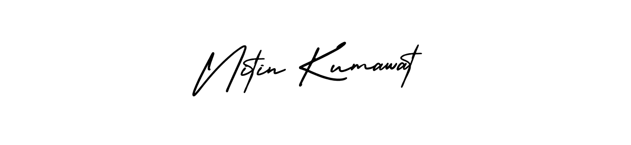 Create a beautiful signature design for name Nitin Kumawat. With this signature (AmerikaSignatureDemo-Regular) fonts, you can make a handwritten signature for free. Nitin Kumawat signature style 3 images and pictures png