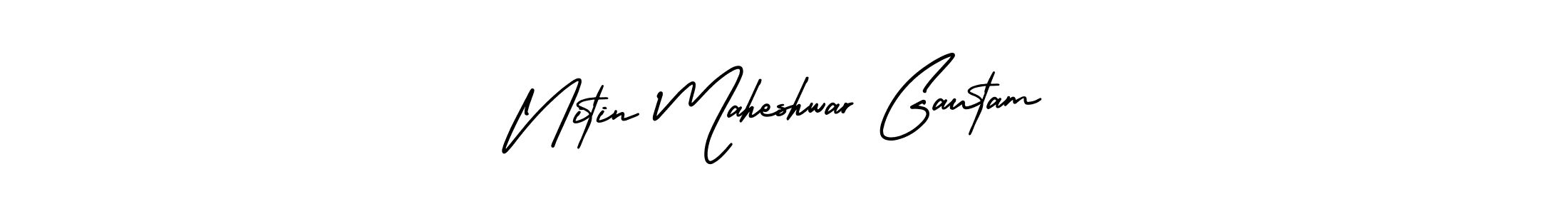 Once you've used our free online signature maker to create your best signature AmerikaSignatureDemo-Regular style, it's time to enjoy all of the benefits that Nitin Maheshwar Gautam name signing documents. Nitin Maheshwar Gautam signature style 3 images and pictures png