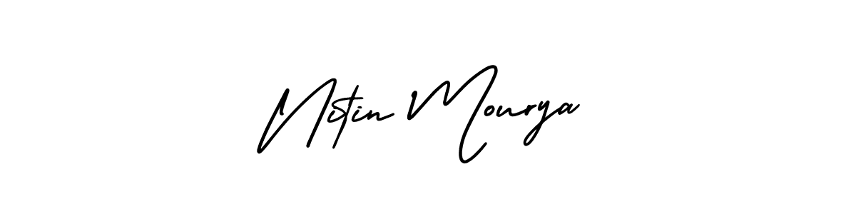 How to Draw Nitin Mourya signature style? AmerikaSignatureDemo-Regular is a latest design signature styles for name Nitin Mourya. Nitin Mourya signature style 3 images and pictures png