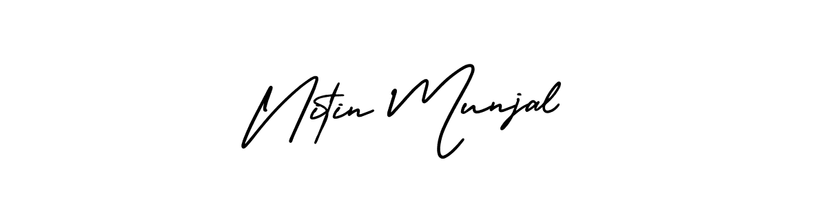 Best and Professional Signature Style for Nitin Munjal. AmerikaSignatureDemo-Regular Best Signature Style Collection. Nitin Munjal signature style 3 images and pictures png