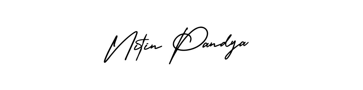 Here are the top 10 professional signature styles for the name Nitin Pandya. These are the best autograph styles you can use for your name. Nitin Pandya signature style 3 images and pictures png