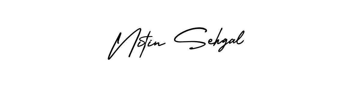 Use a signature maker to create a handwritten signature online. With this signature software, you can design (AmerikaSignatureDemo-Regular) your own signature for name Nitin Sehgal. Nitin Sehgal signature style 3 images and pictures png