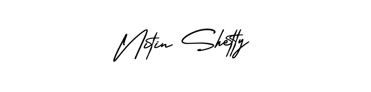 Create a beautiful signature design for name Nitin Shetty. With this signature (AmerikaSignatureDemo-Regular) fonts, you can make a handwritten signature for free. Nitin Shetty signature style 3 images and pictures png
