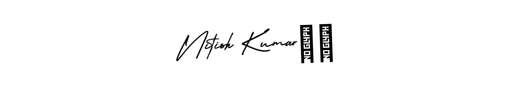 See photos of Nitish Kumar❣️ official signature by Spectra . Check more albums & portfolios. Read reviews & check more about AmerikaSignatureDemo-Regular font. Nitish Kumar❣️ signature style 3 images and pictures png