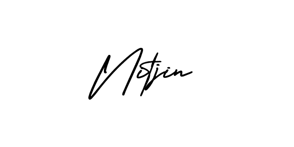 Here are the top 10 professional signature styles for the name Nitjin. These are the best autograph styles you can use for your name. Nitjin signature style 3 images and pictures png