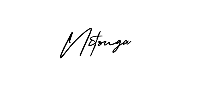 Best and Professional Signature Style for Nitsuga. AmerikaSignatureDemo-Regular Best Signature Style Collection. Nitsuga signature style 3 images and pictures png