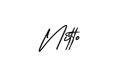 Similarly AmerikaSignatureDemo-Regular is the best handwritten signature design. Signature creator online .You can use it as an online autograph creator for name Nitto. Nitto signature style 3 images and pictures png