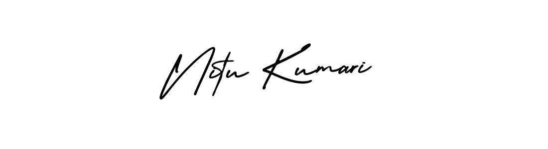 Design your own signature with our free online signature maker. With this signature software, you can create a handwritten (AmerikaSignatureDemo-Regular) signature for name Nitu Kumari. Nitu Kumari signature style 3 images and pictures png