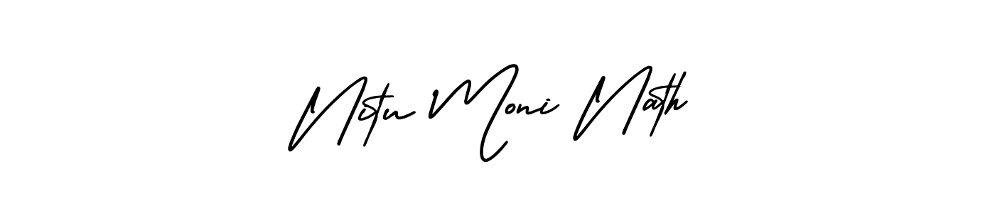 You can use this online signature creator to create a handwritten signature for the name Nitu Moni Nath. This is the best online autograph maker. Nitu Moni Nath signature style 3 images and pictures png