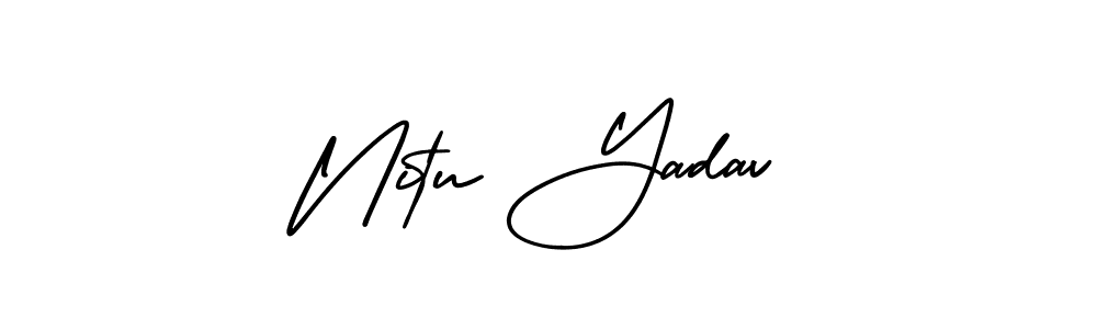 Check out images of Autograph of Nitu Yadav name. Actor Nitu Yadav Signature Style. AmerikaSignatureDemo-Regular is a professional sign style online. Nitu Yadav signature style 3 images and pictures png