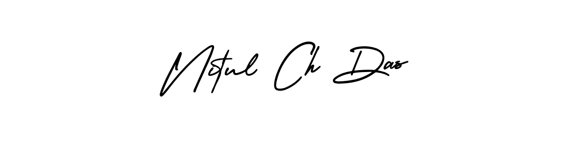 It looks lik you need a new signature style for name Nitul Ch Das. Design unique handwritten (AmerikaSignatureDemo-Regular) signature with our free signature maker in just a few clicks. Nitul Ch Das signature style 3 images and pictures png