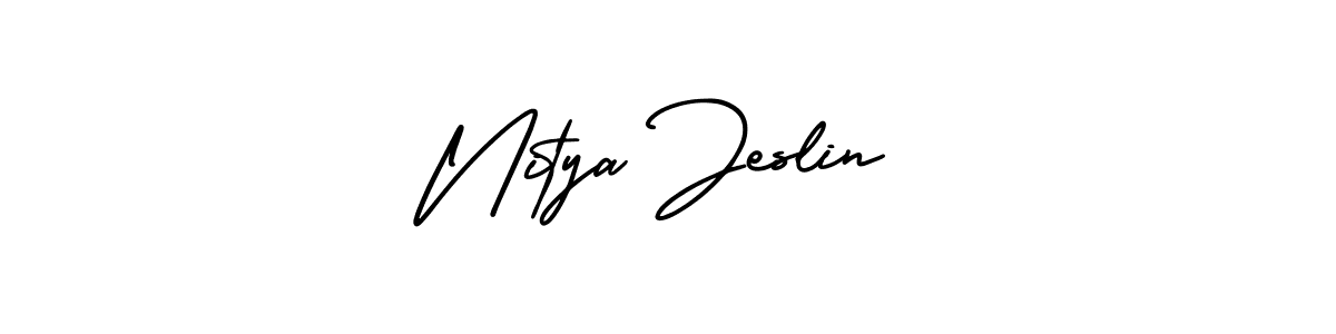 Once you've used our free online signature maker to create your best signature AmerikaSignatureDemo-Regular style, it's time to enjoy all of the benefits that Nitya Jeslin name signing documents. Nitya Jeslin signature style 3 images and pictures png