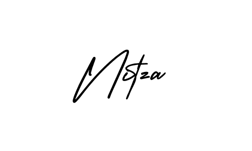Make a beautiful signature design for name Nitza. With this signature (AmerikaSignatureDemo-Regular) style, you can create a handwritten signature for free. Nitza signature style 3 images and pictures png