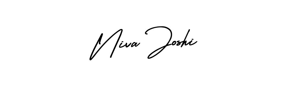 Use a signature maker to create a handwritten signature online. With this signature software, you can design (AmerikaSignatureDemo-Regular) your own signature for name Niva Joshi. Niva Joshi signature style 3 images and pictures png