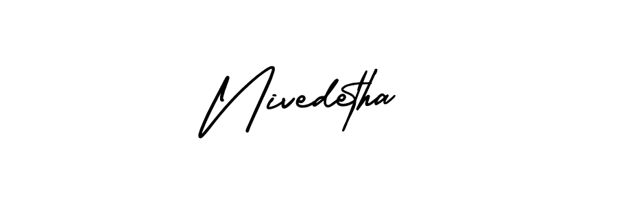 Make a short Nivedetha signature style. Manage your documents anywhere anytime using AmerikaSignatureDemo-Regular. Create and add eSignatures, submit forms, share and send files easily. Nivedetha signature style 3 images and pictures png