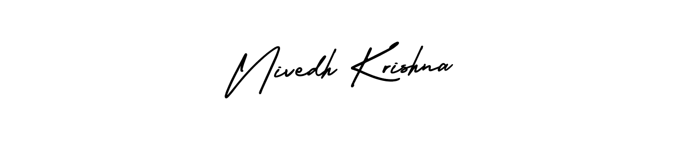 You can use this online signature creator to create a handwritten signature for the name Nivedh Krishna. This is the best online autograph maker. Nivedh Krishna signature style 3 images and pictures png