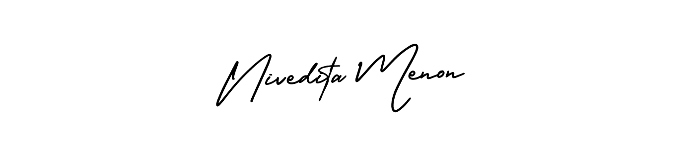 Design your own signature with our free online signature maker. With this signature software, you can create a handwritten (AmerikaSignatureDemo-Regular) signature for name Nivedita Menon. Nivedita Menon signature style 3 images and pictures png