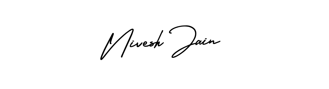 Best and Professional Signature Style for Nivesh Jain. AmerikaSignatureDemo-Regular Best Signature Style Collection. Nivesh Jain signature style 3 images and pictures png