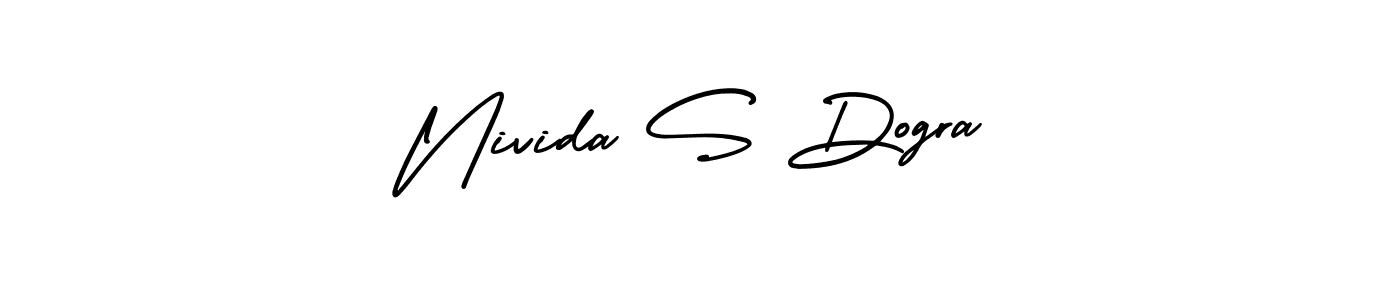 Best and Professional Signature Style for Nivida S Dogra. AmerikaSignatureDemo-Regular Best Signature Style Collection. Nivida S Dogra signature style 3 images and pictures png