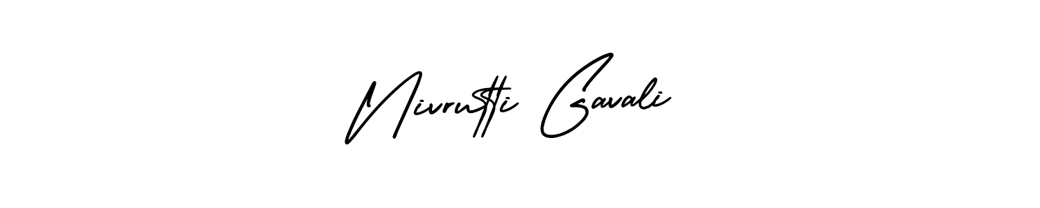 Best and Professional Signature Style for Nivrutti Gavali. AmerikaSignatureDemo-Regular Best Signature Style Collection. Nivrutti Gavali signature style 3 images and pictures png