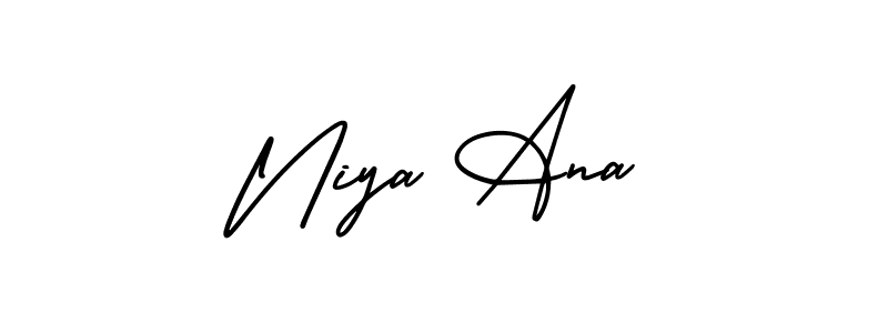 Make a short Niya Ana signature style. Manage your documents anywhere anytime using AmerikaSignatureDemo-Regular. Create and add eSignatures, submit forms, share and send files easily. Niya Ana signature style 3 images and pictures png