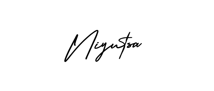 Once you've used our free online signature maker to create your best signature AmerikaSignatureDemo-Regular style, it's time to enjoy all of the benefits that Niyutsa name signing documents. Niyutsa signature style 3 images and pictures png