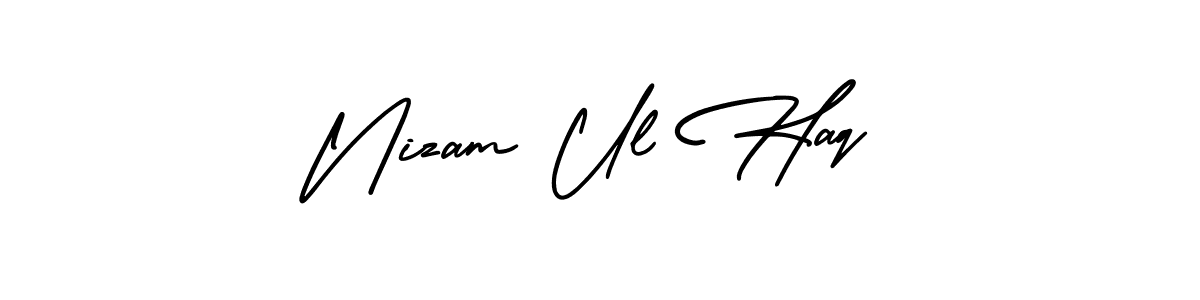 Create a beautiful signature design for name Nizam Ul Haq. With this signature (AmerikaSignatureDemo-Regular) fonts, you can make a handwritten signature for free. Nizam Ul Haq signature style 3 images and pictures png