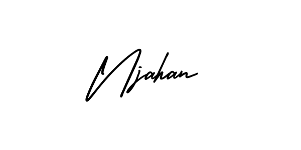 Check out images of Autograph of Njahan name. Actor Njahan Signature Style. AmerikaSignatureDemo-Regular is a professional sign style online. Njahan signature style 3 images and pictures png