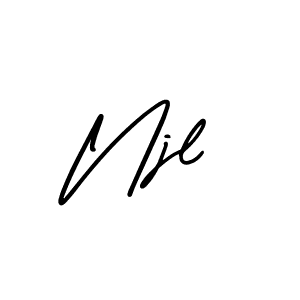 Make a beautiful signature design for name Njl. Use this online signature maker to create a handwritten signature for free. Njl signature style 3 images and pictures png